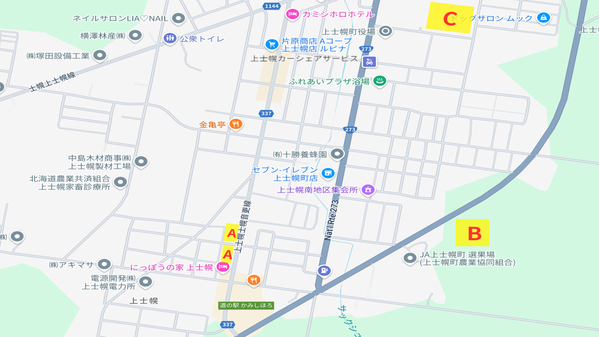 臨時駐車場MAP